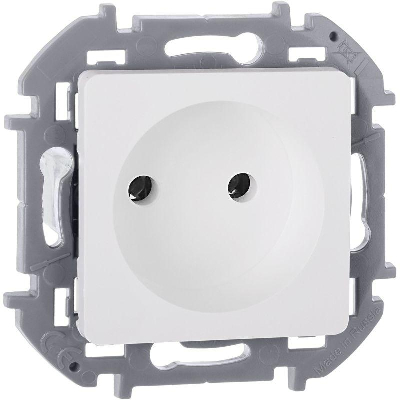 Розетка 1-м СП Inspiria 16А IP20 250В 2P механизм бел. IEK 673710