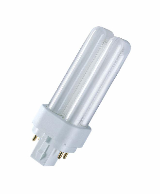 Лампа люминесцентная компакт. DULUX D 18W/830 G24d-2 OSRAM 4050300025704