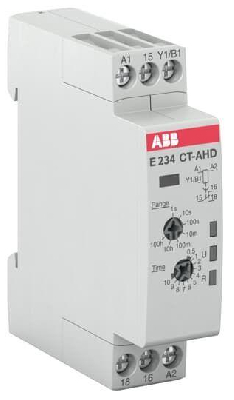 Реле времени CT-AHD 24-48В DC 24-240В AC (0.05с-100ч) 1ПК ABB 1SVR500110R0000