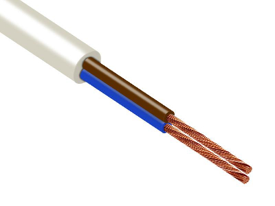 Провод TOKOV ELECTRIC ПВС 2х2.5 380В Б (уп.10м) 1945432