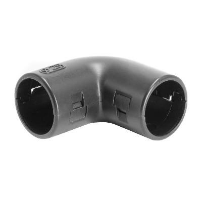 Колено открывающееся 90град. IP40 d20мм черн. DKC 50520B