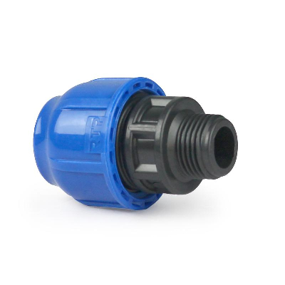 Муфта компрессионная наружн. резьба PN16 d32х1дюйм для ПЭ труб RTP 11506