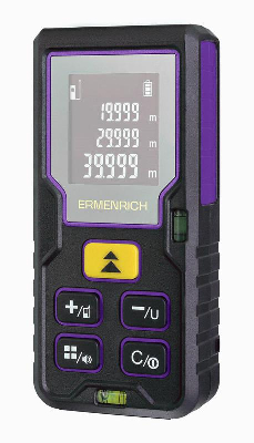 Рулетка лазерная Reel PLUS GD40 фиолет. Ermenrich 84643