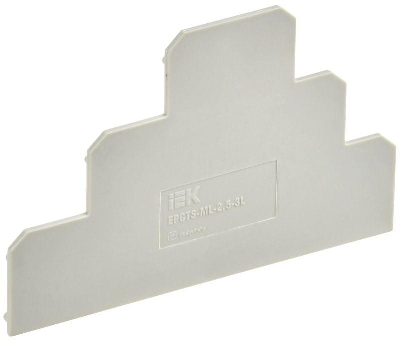 Заглушка для CTS-ML ARMAFIX 3 ур. 2.5кв.мм сер. IEK YCT13-00-3-K03-002-ZGL