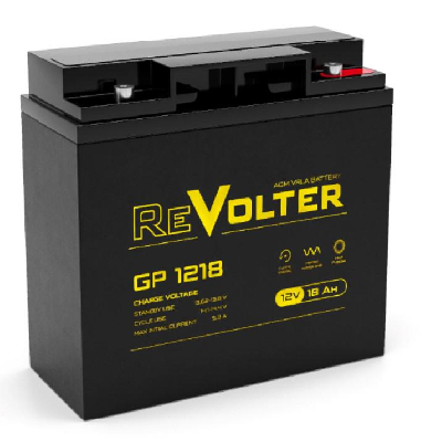 Аккумулятор 12В 18А.ч GP 1218 REVOLTER 4614040020019