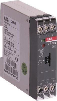 Реле времени CT-ERE 24В AC/DC 220-240В AC (0.3-30мин) 1ПК ABB 1SVR550107R5100